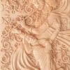 Blissful Radha Krishna in Maple Wood