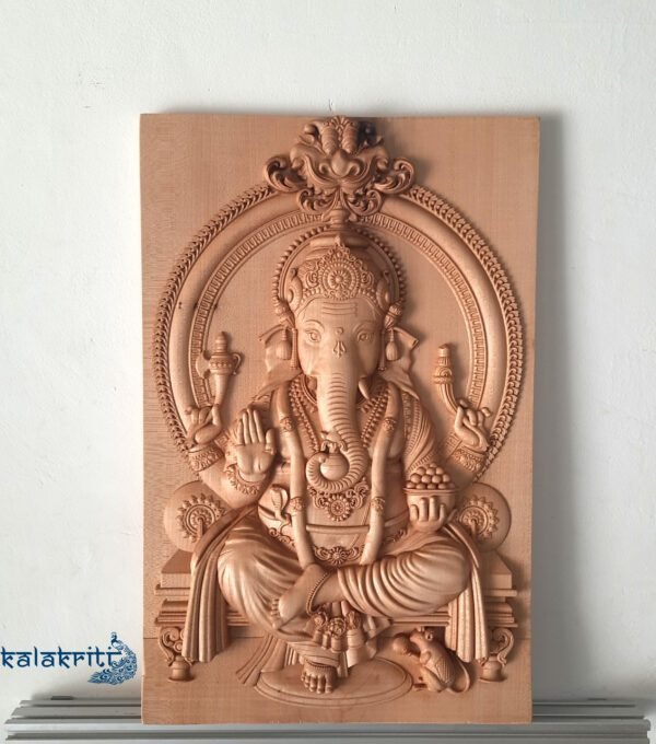 Ganesha Sitting on a Throne