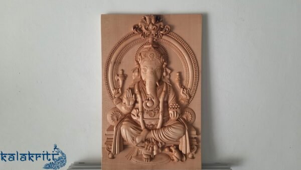 Ganesha Sitting on a Throne