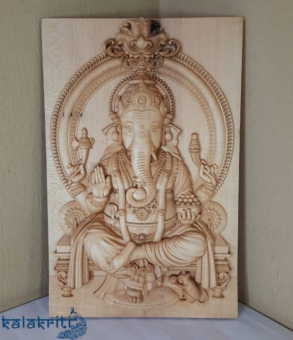 Ganesha Sitting on a Throne