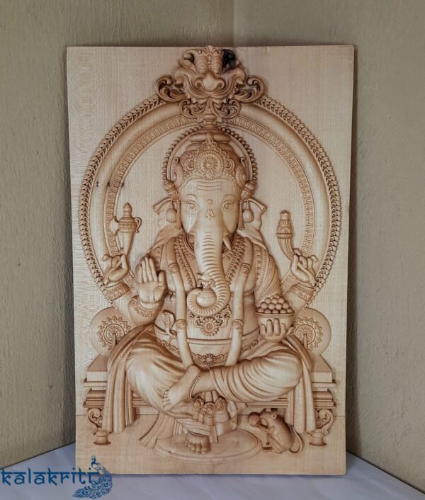 Ganesha Sitting on a Throne