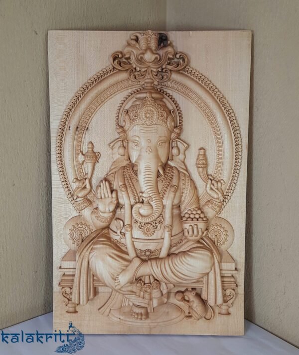 Ganesha Sitting on a Throne