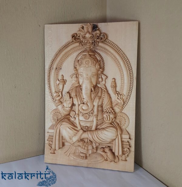 Ganesha Sitting on a Throne