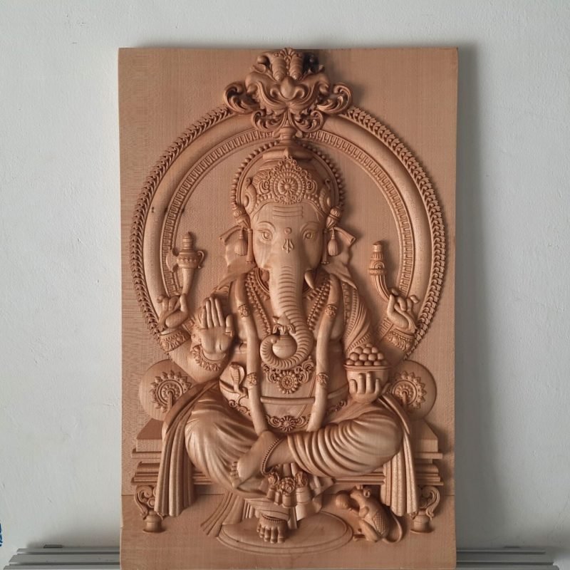 Ganesha Sitting on a Throne