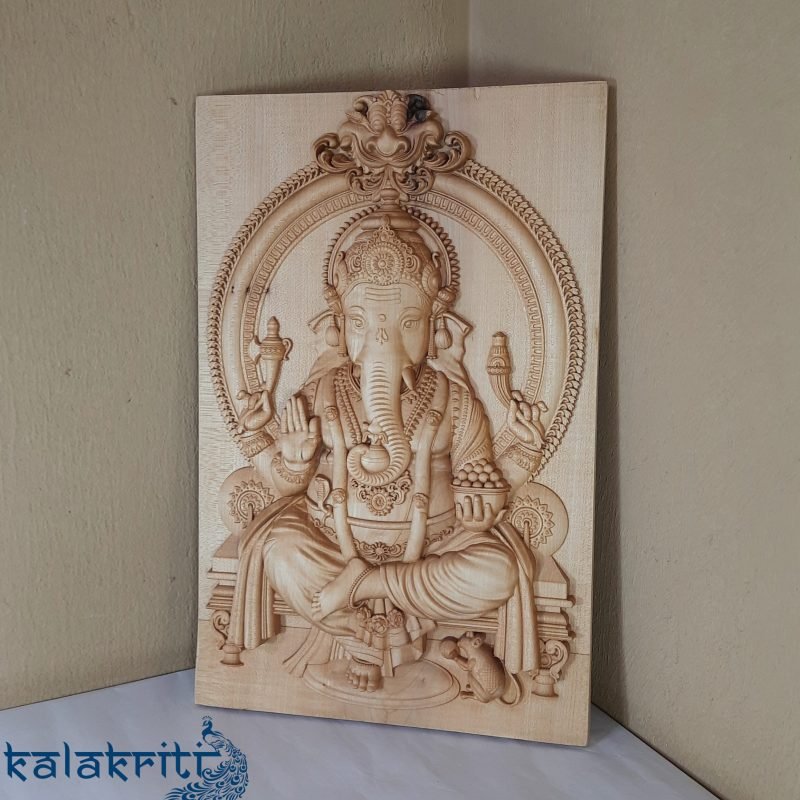 Ganesha Sitting on a Throne